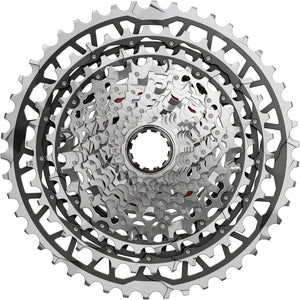 SRAM Cassettes and Cogs SRAM Force XPLR XG-1371 Cassette - 13-Speed 10-46t For XDR Driver Silver E1
