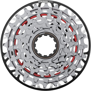 SRAM Cassettes and Cogs SRAM XX Downhill XS-797 T-Type Cassette - 7-Speed 10-24t For XD Driver Silver