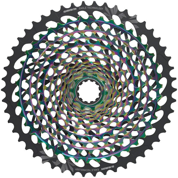 SRAM Cassettes and Cogs SRAM XX1 Eagle AXS XG-1299 Cassette - 12-Speed 10-50t Rainbow For XD Driver Body
