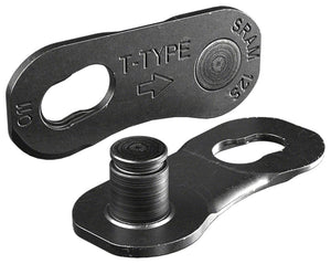 SRAM Chain Links and Pins SRAM Eagle T-Type PowerLock Flattop Connector Link - 12-Speed For Eagle T-Type Flattop Chain Only PVD Coated BLK 4 Pack