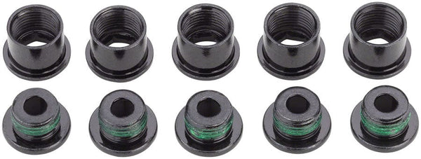 SRAM Chainring Bolts and Hardware SRAM Crank Chainring Bolt Kit - 5-Arm Steel Black