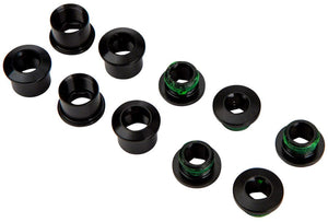 SRAM Chainring Bolts and Hardware SRAM Road Double Chainring Aluminum Boltset 10 pieces BLK also fits SRAM Omnium Cranks
