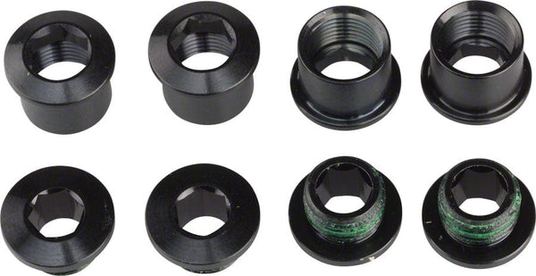 SRAM Chainring Bolts and Hardware SRAM X01 Four Arm Chainring Bolt Kit Black