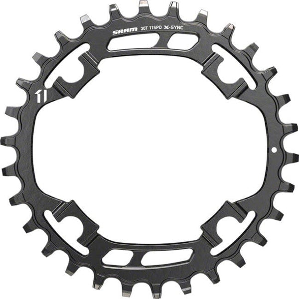 SRAM Chainrings 30T SRAM X-Sync 1x Steel Chainring - 	1x9-11sp, 94BCD, 3.5mm, Steel