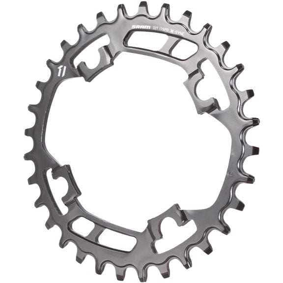 SRAM Chainrings 32T SRAM X-Sync 1x Steel Chainring - 	1x9-11sp, 94BCD, 3.5mm, Steel