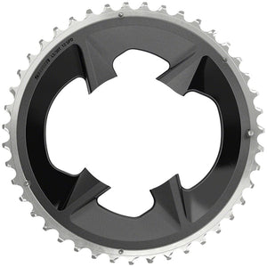 SRAM Chainrings Outer / 43T SRAM Rival 2x12-Speed Outer Chainring - 48t 107 BCD BLK For use 35t Inner
