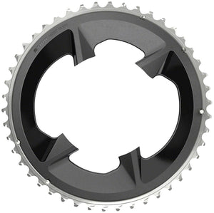SRAM Chainrings Outer / 46T SRAM Rival 2x12-Speed Outer Chainring - 48t 107 BCD BLK For use 35t Inner