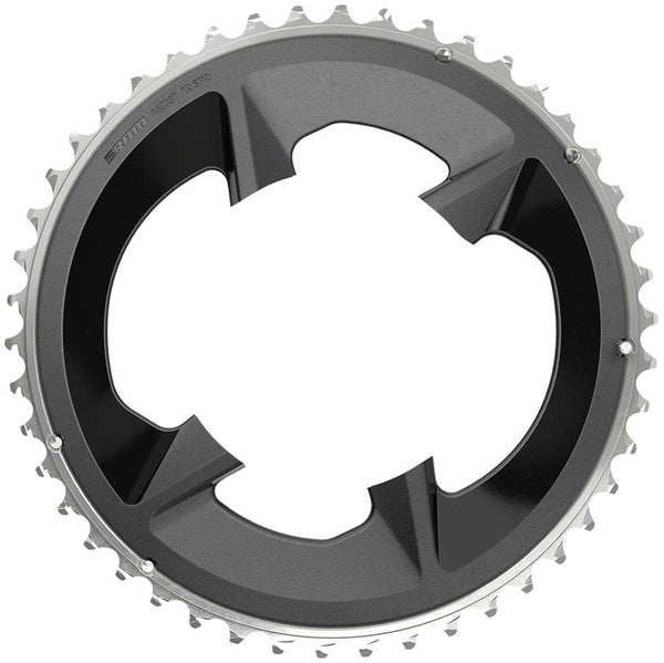 SRAM Chainrings Outer / 46T SRAM Rival 2x12-Speed Outer Chainring - 48t 107 BCD BLK For use 35t Inner
