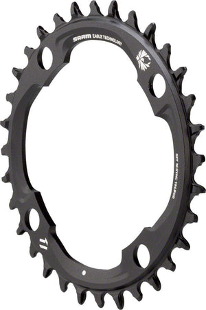 SRAM Chainrings SRAM 30t 94 BCD x 4-Bolt 11/12-Speed X-Sync2 Eagle Chainring Black