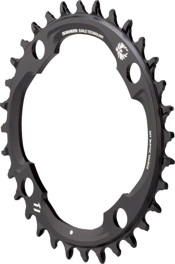 SRAM Chainrings SRAM 30t 94 BCD x 4-Bolt 11/12-Speed X-Sync2 Eagle Chainring Black