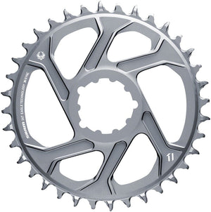 SRAM Chainrings SRAM 34T X-Sync 2 Direct Mount Eagle Chainring 3mm Boost Offset Polar Gray