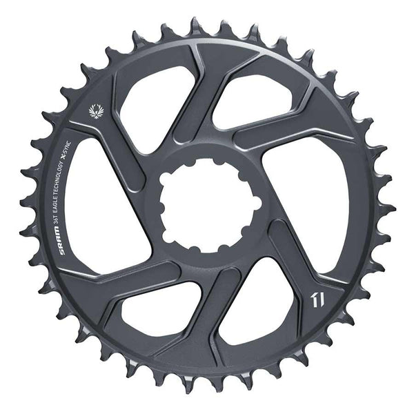 SRAM Chainrings SRAM Eagle Chainring Teeth: 36 Speed: 11/12 BCD: Direct Mount Aluminum Lunar/Polar Grey 6mm