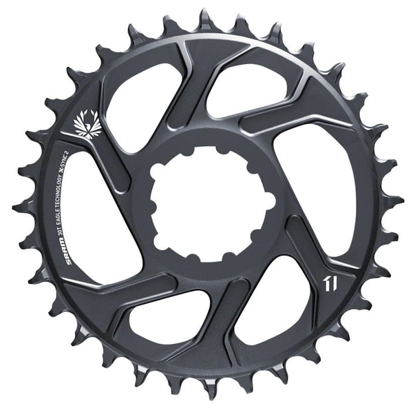 SRAM Chainrings SRAM Eagle X-SYNC 2 Direct Mount Chainring - 30t Direct Mount -4mm Offset Lunar Grey