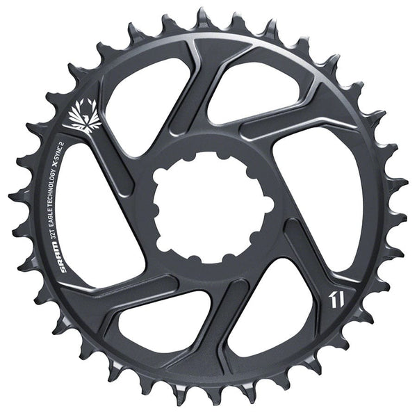 SRAM Chainrings SRAM Eagle X-SYNC 2 Direct Mount Chainring - 32t Direct Mount 3mm Offset For Boost Lunar Grey