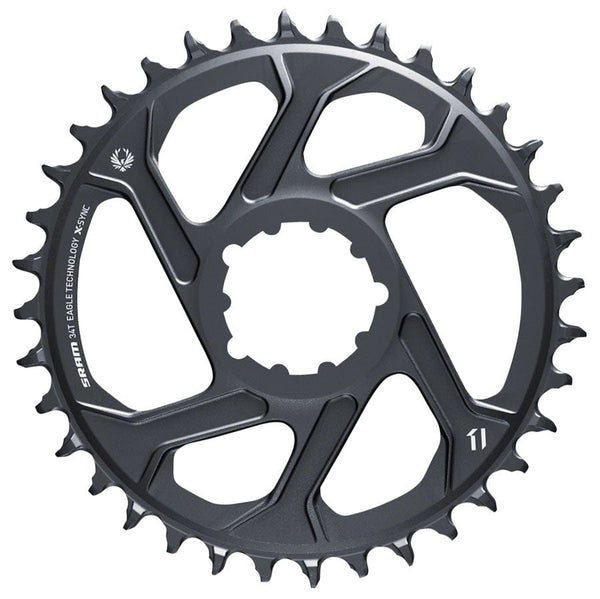 SRAM Chainrings SRAM Eagle X-SYNC 2 Direct Mount Chainring - 34t Direct Mount 3mm Offset For Boost Lunar Grey