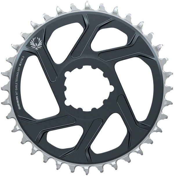 SRAM Chainrings SRAM Eagle X-SYNC 2 Direct Mount Chainring - 36t Direct Mount 3mm Offset For Boost Lunar/Polar Grey