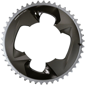 SRAM Chainrings SRAM Force 2x12-Speed Outer Chainring - 46t 107 BCD 4-Bolt Polar Grey For use 33t Inner