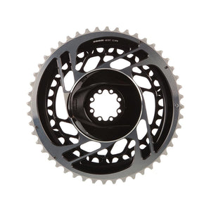 SRAM Chainrings SRAM Red AXS 2x Chainring Teeth: 35/48 Speed: 12 BCD: Direct Mount Pair Aluminum Grey