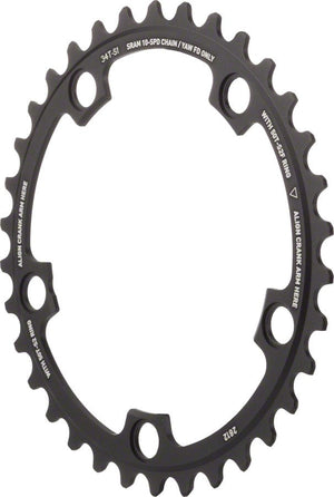 SRAM Chainrings SRAM Red Yaw 34T 10-Speed 110mm Chainring Use with 50T