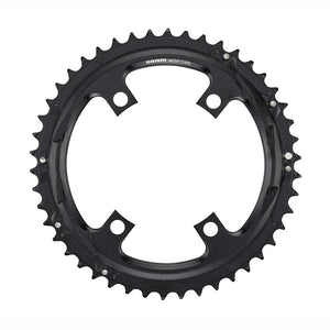 SRAM Chainrings SRAM Road 110mm Asymmetrical Chainring Teeth: 46 Speed: 11 BCD: 110 Bolts: 4 Outer Aluminum Black