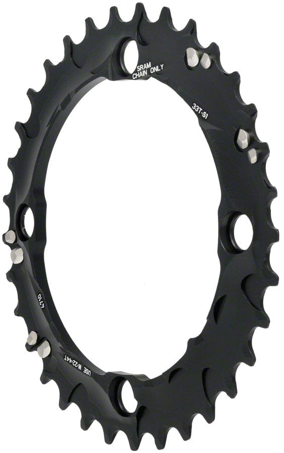 SRAM Chainrings SRAM/Truvativ X0 X9 33T x 104mm 10 Speed Middle Chainring