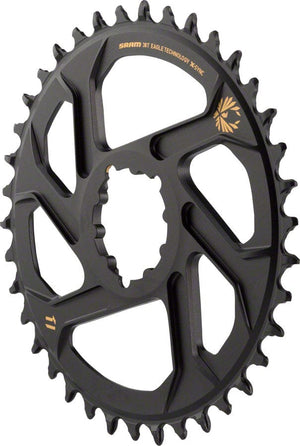 SRAM Chainrings SRAM X-Sync 2 Eagle Direct Mount Chainring 38T Boost 3mm Offset Gold Logo