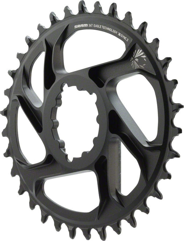SRAM Chainrings SRAM X-Sync 2 Eagle Oval Direct Mount Chainring 34T 6mm Offset