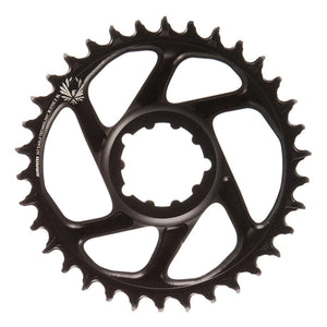 SRAM Chainrings SRAM X-SYNC 2 SL 6mm Chainring Teeth: 34 Speed: 11/12 BCD: Direct Mount Single Aluminum Black