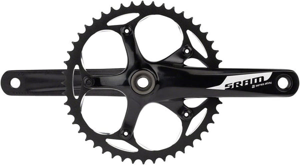 SRAM Cranksets and Arms 165Mm SRAM S-300 1.1 Courier Crankset - Single Speed, 48t, 130 BCD, GXP Spindle Interface