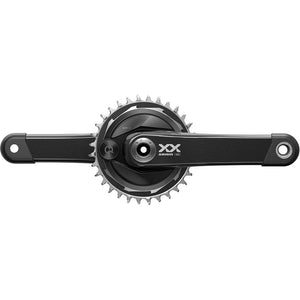 SRAM Cranksets and Arms 165Mm SRAM XX Eagle T-Type AXS Power Meter Wide Crankset