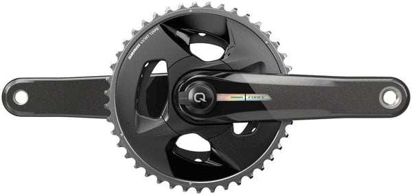 SRAM Cranksets and Arms 167.5Mm SRAM Force AXS Wide Power Meter Crankset - 2x, 12-Speed, 43/30t, 94 BCD, DUB Spindle Interface, Iridescent Gray, D2