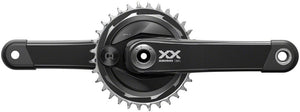 SRAM Cranksets and Arms 170Mm SRAM XX Eagle T-Type AXS Power Meter Wide Crankset