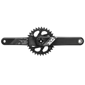 SRAM Cranksets and Arms SRAM X01 Eagle DUB C3 Crankset Speed: 11/12 Spindle: 28.99mm BCD: Direct Mount 30 DUB 175mm Black Fat Bike 5"