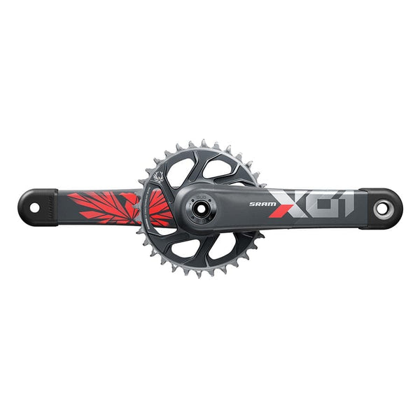 SRAM Cranksets and Arms SRAM X01 Eagle DUB C3 Crankset Speed: 11/12 Spindle: 28.99mm BCD: Direct Mount 32 DUB 165mm Red SuperBoost+
