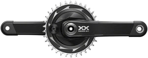 SRAM Cranksets and Arms SRAM XX SL Eagle T-Type AXS Power Meter Crankset - 175mm 12-Speed 34t Chainring DM Thread Mount DUB Spindle Interface BLK
