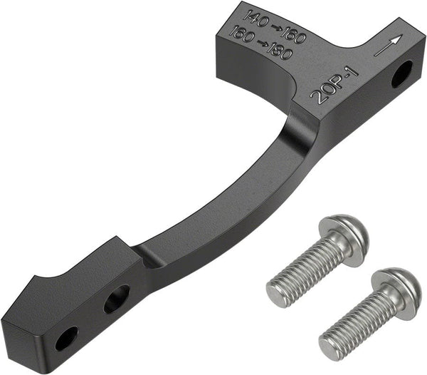 SRAM Disc Brake Adapters & Bolts SRAM Post Bracket 20 P 1 Disc Brake Adaptor - For 160mm 180mm Rotors Only Includes Bracket Titanium Bolts