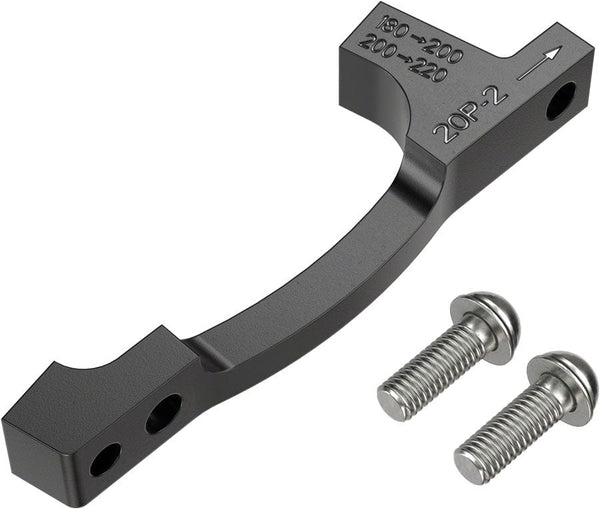SRAM Disc Brake Adapters & Bolts SRAM Post Bracket 20 P 2 Disc Brake Adaptor -  For 200mm 220mm Rotors Only Includes Bracket Stainless Steel Bolts