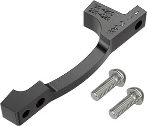 SRAM Disc Brake Adapters & Bolts SRAM Post Bracket 20 P 2 Disc Brake Adaptor - For 200mm 220mm Rotors Only Includes Bracket Titanium Bolts