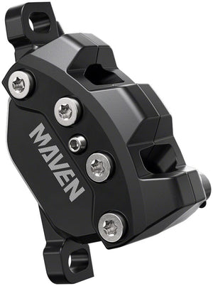 SRAM Disc Brake Calipers SRAM Maven Base Disc Brake Caliper Assembly - Front/Rear Post Mount 4-Piston Diffusion BLK A1