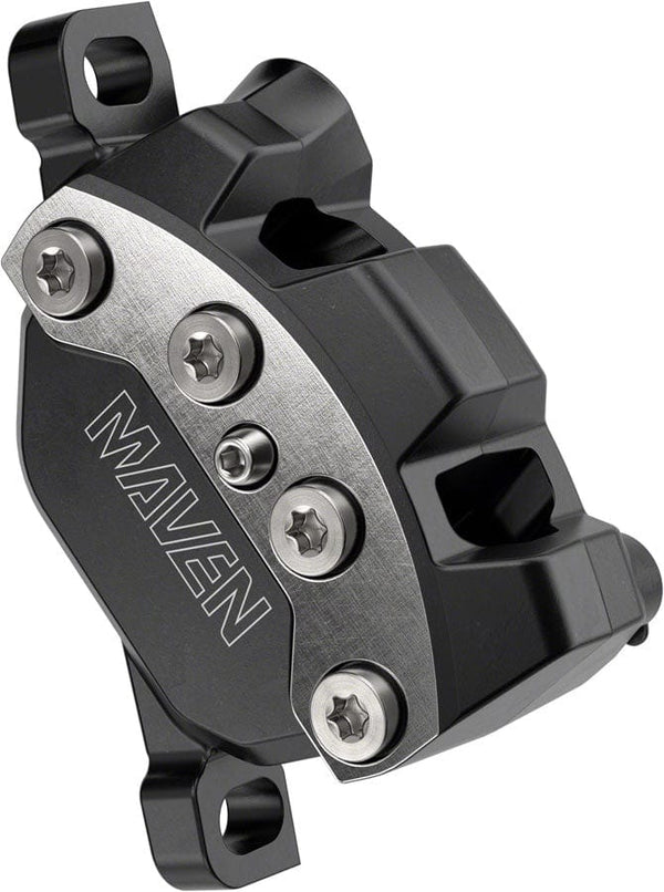 SRAM Disc Brake Calipers SRAM Maven Ultimate Disc Brake Caliper Assembly - Front/Rear Post Mount 4-Piston Silver/BLK A1