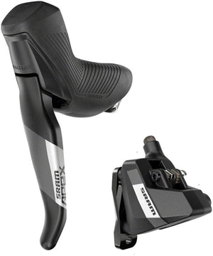 SRAM Disc Brake & Lever SRAM Apex Disc Brake Lever - Left/Rear Flat Mount 2-Piston 20mm Offset BLK A1