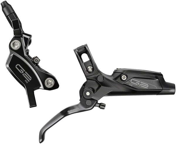 SRAM Disc Brake & Lever SRAM G2 RE Disc Brake and Lever - Front Hydraulic Post Mount Gloss Black A2