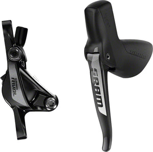 SRAM Disc Brake & Lever SRAM Rival 1 Disc Brake and Lever - Left/Front Hydraulic Post Mount Black A1