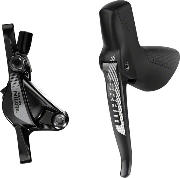 SRAM Disc Brake & Lever SRAM Rival 1 Disc Brake and Lever - Left/Front Hydraulic Post Mount Black A1