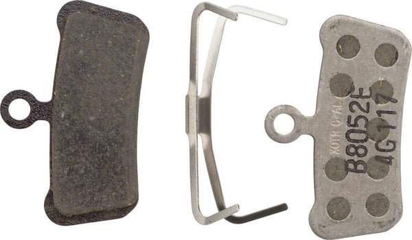 SRAM Disc Brake Pads SRAM Disc Brake Pads - Organic Compound Aluminum Backed Quiet/Light For Trail Guide G2