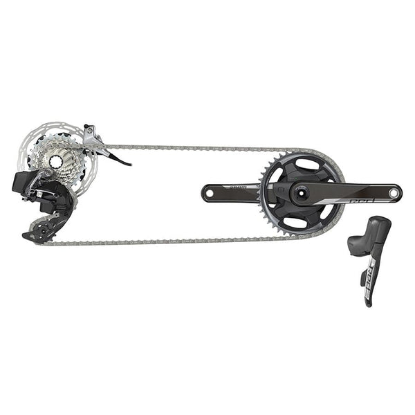 SRAM Exclude SRAM Red eTap AXS HRD Build Kit 1x Hydraulic Disc Flat Mount Center Lock Kit