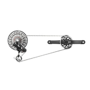 SRAM Group Kits SRAM XX T-Type Eagle AXS Power Meter Groupset 165mm Blk