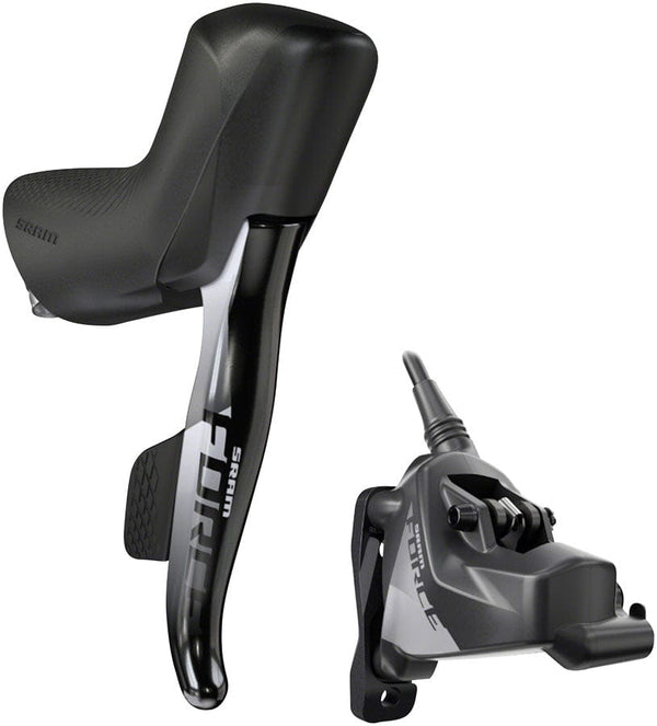 SRAM Hydraulic Brake/Shift Lever Drop Bar SRAM Force eTap AXS HRD Shift/Brake Lever Hydraulic Disc Caliper - Right/Rear Flat Mount 20mm Offset 1800mm Hose BLK D1