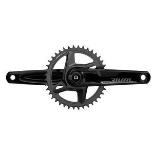SRAM Power Meter Cranksets SRAM Rival D1 Quarq Wide 1x Power Meter Crankset Speed: 12 Spindle: 28.99mm 46 DUB 170mm Black Road Disc
