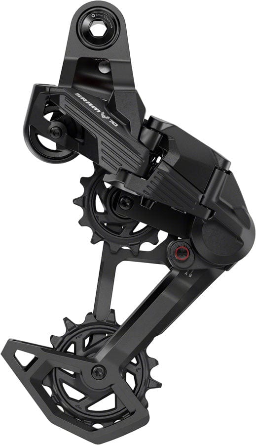 SRAM Rear Derailleurs SRAM Eagle 70 T-Type Rear Derailleur - 12-Speed Long Cage 52t Max Full Mount Steel Cage BLK